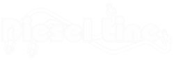 Diesel Line Logo, white
